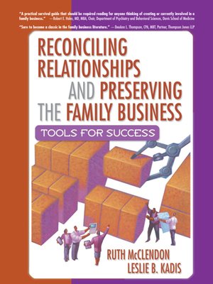 cover image of Reconciling Relationships and Preserving the Family Business